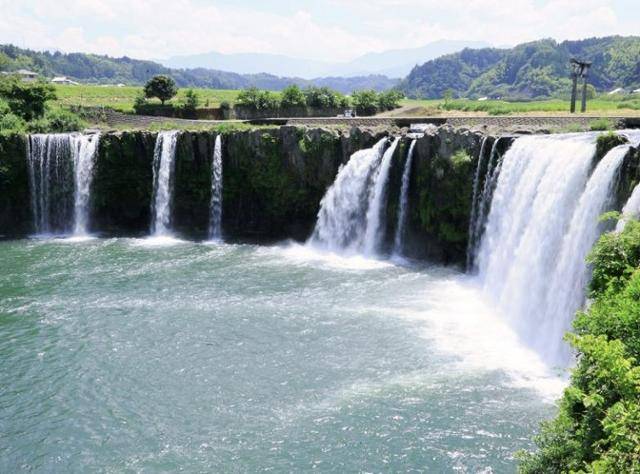 일본 오이타현 분고오노시 하라지리 폭포. 오이타현 관광정보 공식 사이트 캡처