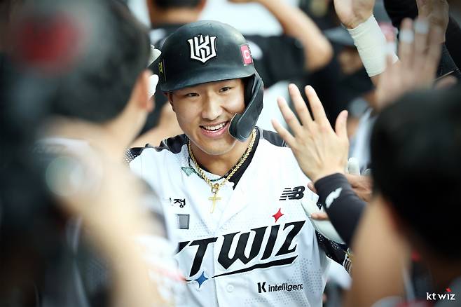 KT 위즈 외야수 안현민. KT 제공