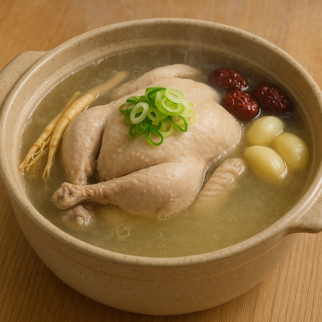 17일 한국물가정보에 따르면, 전통시장에서 재료를 사서 삼계탕을 직접 끓이는 데 드는 비용이 1인분에 9000원인 것으로 조사됐다. ⓒ오픈AI DALL-E