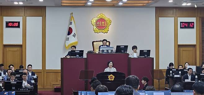 대구시의회 본회의 모습 ⓒ시사저널