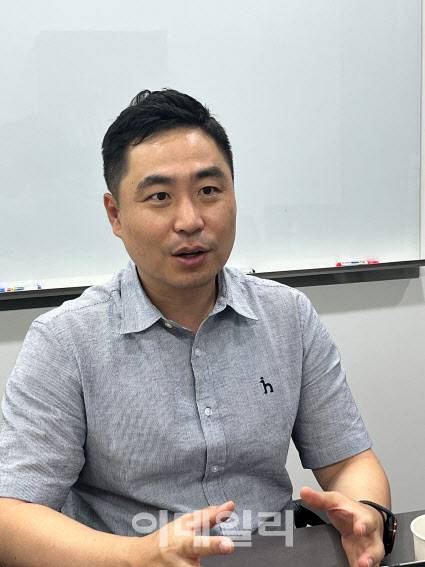 한지형 오토노머스에이투지 대표(사진=정병묵 기자)