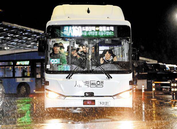 오토노머스에이투지의 자율주행 기술이 탑재된 서울시 새벽동행버스 (사진=서울시)