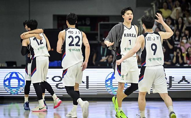 평가전에서 3차례 연속 수훈선수로 활약한 이현중. 대한민국농구협회 제공