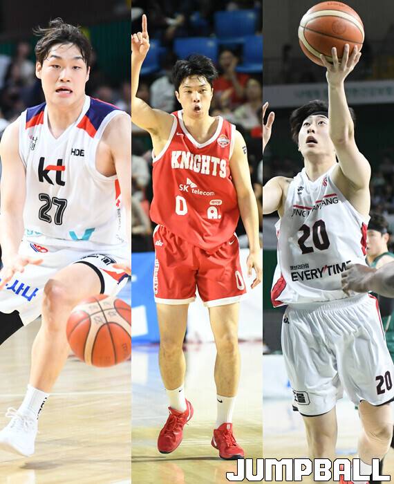 ▲KT 박성재(좌)-SK 김태훈(중)-정관장 소준혁(우)