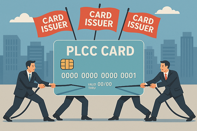 카드사들이 PLCC카드 경쟁에 나선 것과 관련해 챗GPT가 제작한 이미지 <챗GPT>
