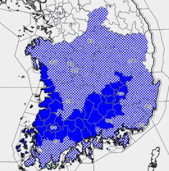 호우특벼 현황. 기상청 제공