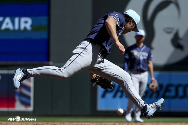 김하성의 수비 장면. /AFPBBNews=뉴스1