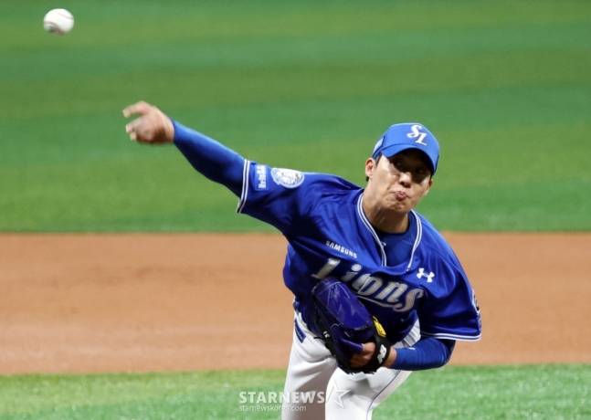 삼성 원태인. /사진=강영조 선임기자