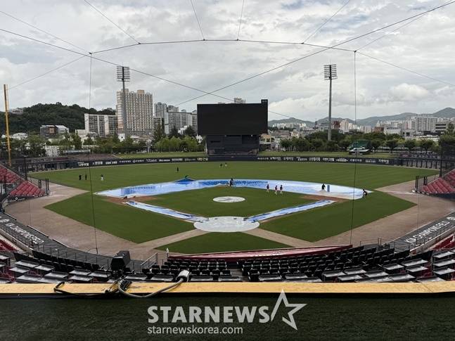 19일 KIA 타이거즈-NC 다이노스의 경기가 열리는 광주-기아 챔피언스필드 전경. /사진=양정웅 기자