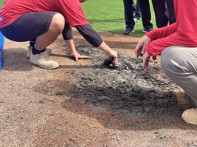 19일 KIA 타이거즈-NC 다이노스의 경기가 열릴 예정이던 광주-기아 챔피언스필드 그라운드 모습. /사진=KIA 타이거즈 제공