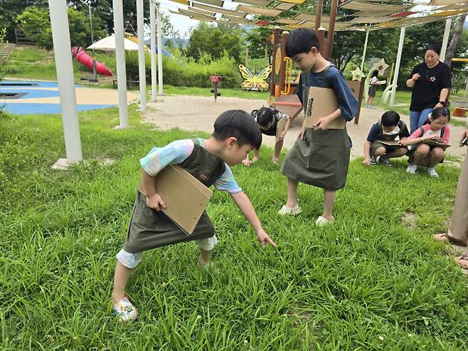 경기도북부어린이박물관의 '하루쯤, 숲' 체험 프로그램. 사진=경기문화재단