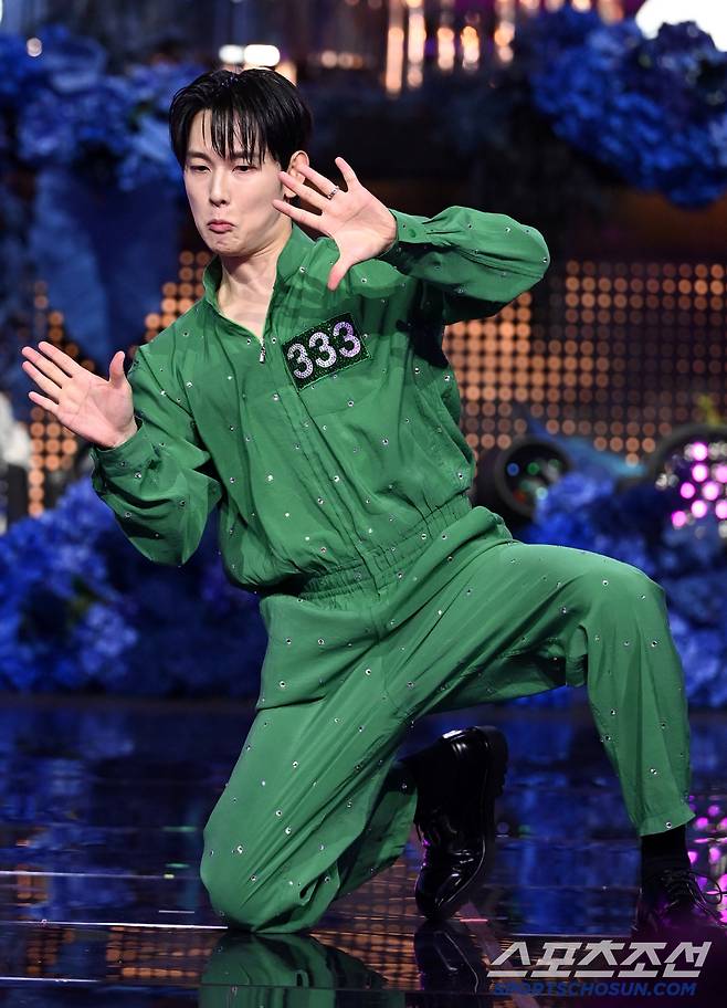 제4회 청룡시리즈어워즈(Blue Dragon Series Awards)가 18일 인천 파라다이스시티에서 열렸다. 임시완이 특별무대를 선보이고 있다. 인천=허상욱 기자wook@sportschosun.com/2025.07.18/