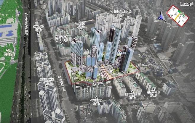 서초구 신반포19, 25차 재건축 조감도 / 자료 = 서울시