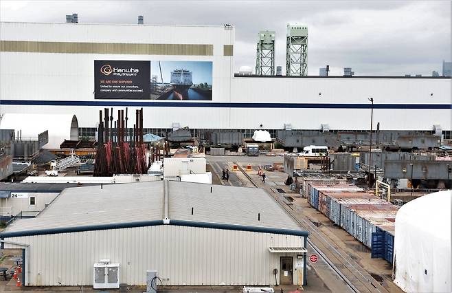 한화 필리십야드의 현장 모습. /한화 필리십야드 제공