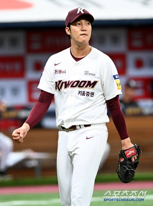 키움 시절 안우진. 스포츠조선DB