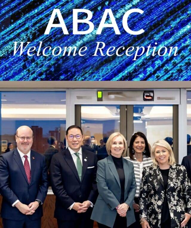 조현상 HS효성 부회장(왼쪽에서 두번 째)이 캐나다 토론토에서 열린 2025 ABAC 2차 회의에 참석한 모습 (사진=HS효성)