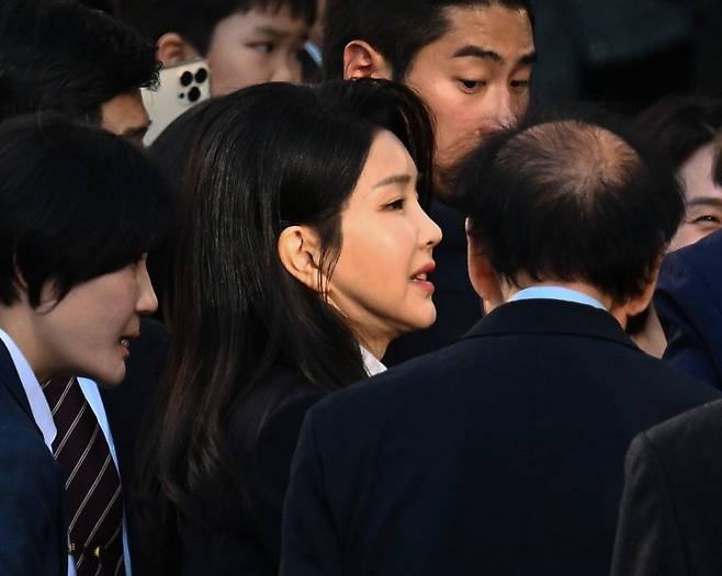 윤석열 전 대통령 부인 김건희 여사. (공동취재) 2025.4.11/뉴스1 ⓒ News1 박세연 기자 /사진=뉴스1