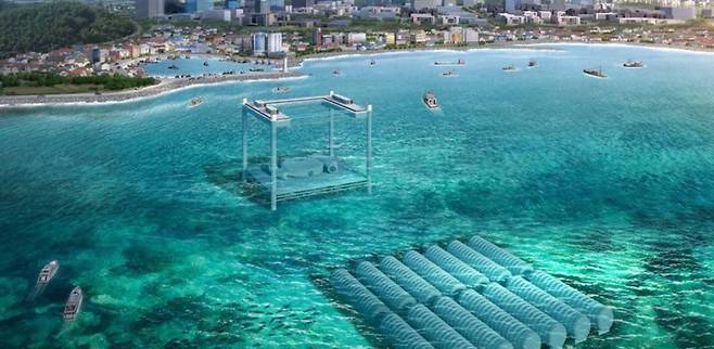 해저 데이터센터 단지 예상도 / 출처=한국해양과학기술원