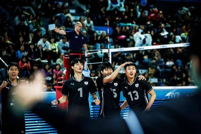 2023년 U19 세계선수권에서 3위를 차지한 한국 대표팀./FIVB