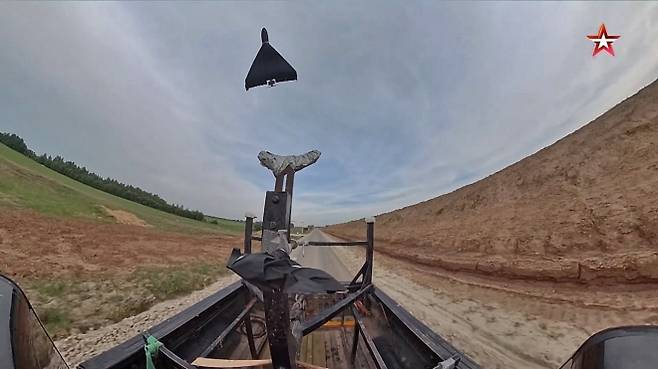 러시아 유력 군사전문채널이 입수해 20일(현지시간) 공개한 알라부가 경제특구 내 게란-2 생산 공장 내부. 2025.7.20 텔레그램