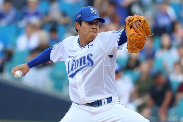 삼성 라이온즈의 양창섭. 삼성 제공