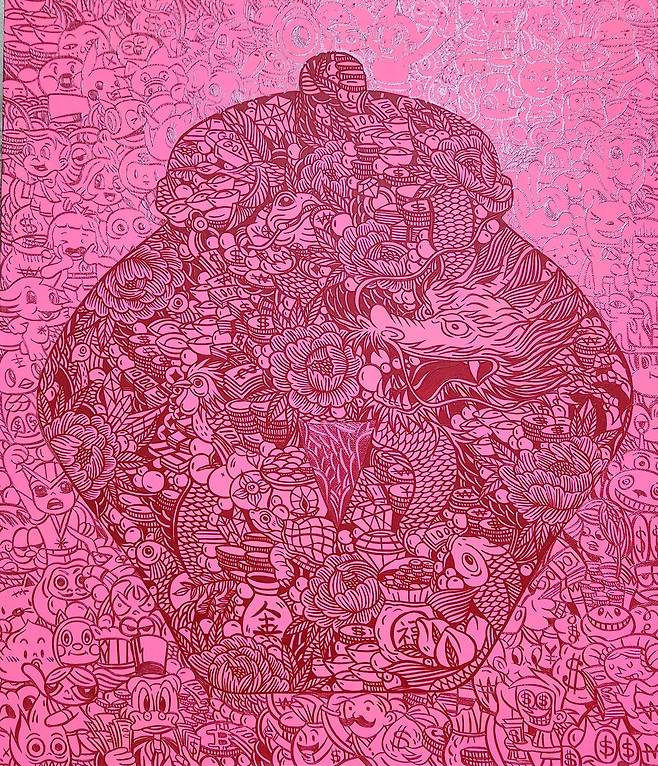 김민수作 ‘Hero‘s Amulet - Wealth and Honor in Ceramics 2’