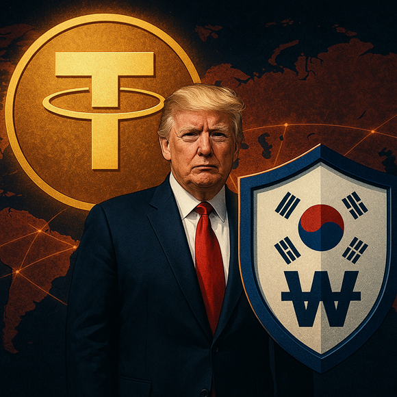 도널드 트럼프 미국 대통령이 스테이블 코인을 제도화하는 '지니어스 법안'에 서명하면서 달러 기반 스테이블코인이 '국경 없는 디지털 달러'로 공식화된 가운데 한국도 원화 기반 스테이블코인 생태계를 조속히 마련하지 않으면 달러 패권의 디지털 굴레에 갇힐 수 있다는 우려가 나온다. /챗GPT 생성 이미지