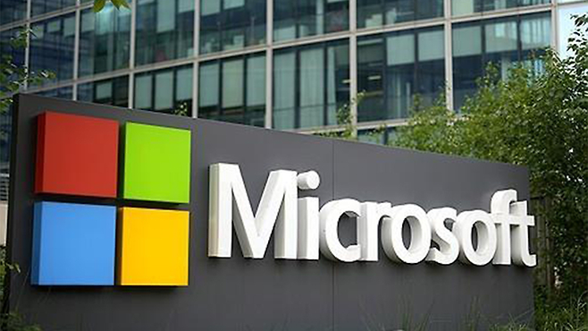 마이크로소프트 로고. (AP 연합뉴스 자료사진)