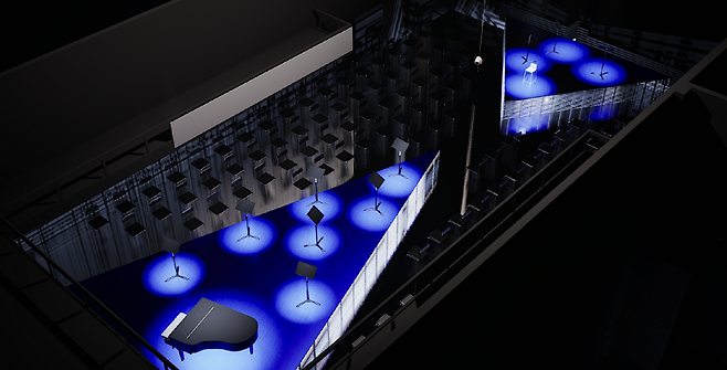 A rendered image of "Ensemble Blank X Joo Jeong-hyeon" (Sejong Center)