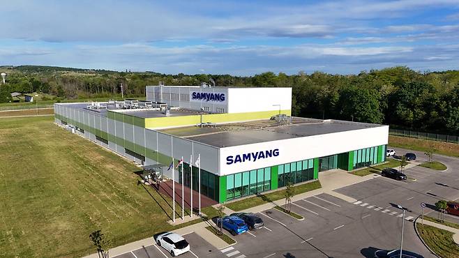 삼양바이오팜 헝가리 공장 전경.