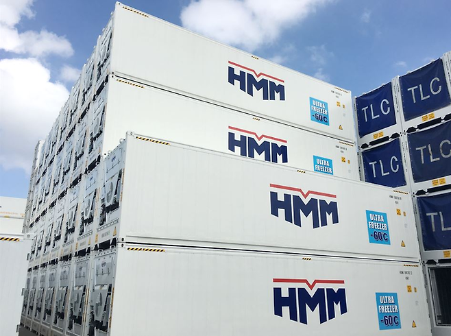 HMM의 초저온 냉동 컨테이너 ‘울트라 프리저(Ultra Freezer).