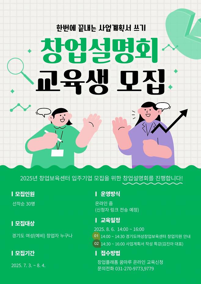 경기도일자리재단 온라인 창업설명회 안내문./사진제공=경기도일자리재단