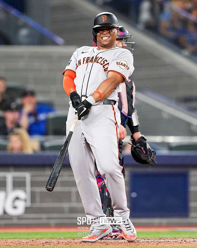 ▲ 라파엘 데버스는 샌프란시스코 이적 후 타율이 0.206로 부진하다.