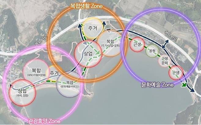 ▲ 인천도시공사가 구상하고 있는 용구지구 도시개발사업 구상도./출처= 인천도시공사