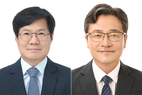 ▲ 제9대 춘천교대 총장 임용 후보자 박성선(사진 좌)· 구봉진(사진 우)