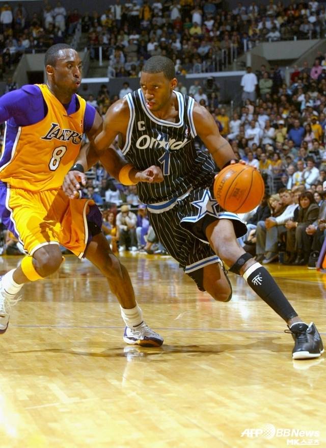 브라이언트와 맥그레이디는 한때 NBA 최고의 라이벌이었다. 사진=AFPBBNews=News1