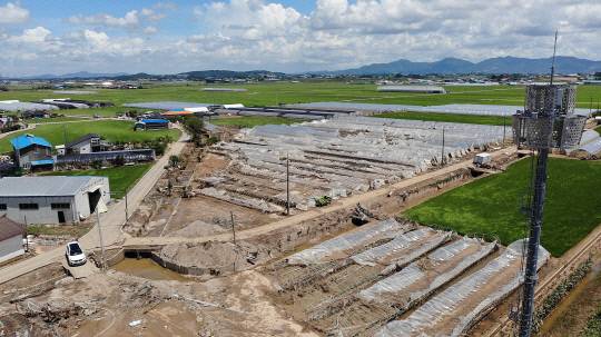 예산 호우피해 지역. 예산군
