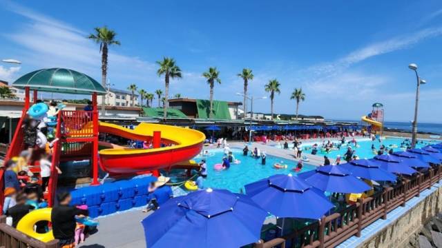 제주 항포구의 남원해수풀장 전경. 연합뉴스