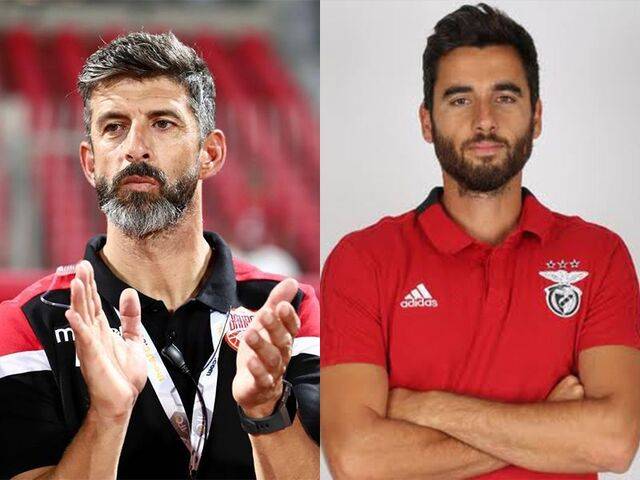 홍명보 감독이 이끄는 한국 축구 대표팀에 합류한 페드로 로마(왼쪽) 골키퍼 코치와 누노 마티아스 피지컬 코치. 대한축구협회 제공