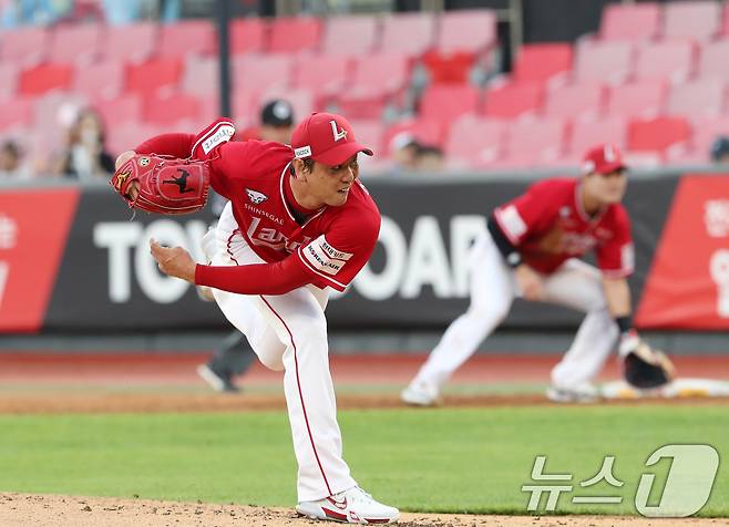 투구하는 김광현. 2024.7.24/뉴스1 ⓒ News1 김영운 기자