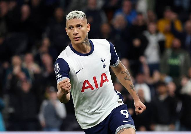 히샤를리송이 노팅엄전 득점에 성공했다. 사진=로이터 연합뉴스