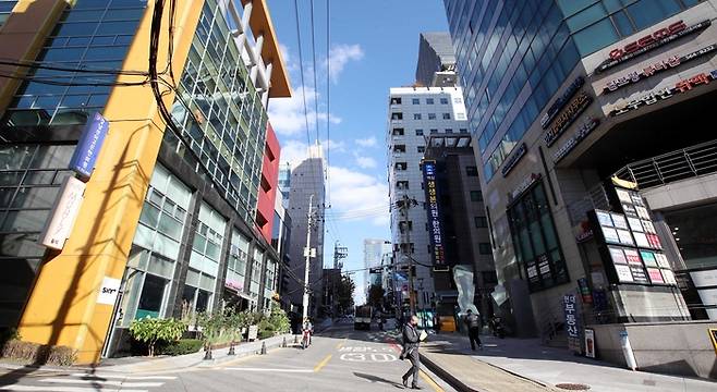 서울 강남권 오피스텔 전경. (매경DB)