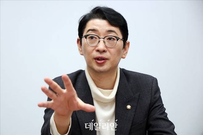 국민의힘 8·22 전당대회에 당대표 후보로 출마한 주진우 의원 ⓒ데일리안 홍금표 기자