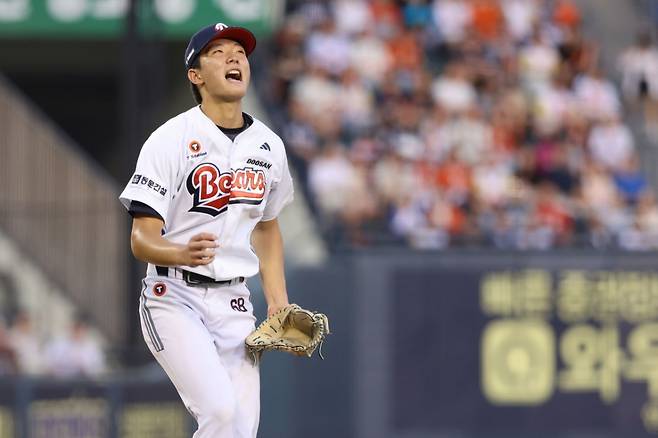 두산 베어스 투수 최민석. /사진=두산 베어스 제공