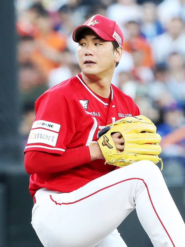 26일 선발 등판한 김광현. /사진=SSG 랜더스