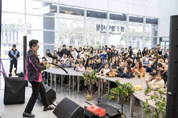 올 봄에 진행된 광주시 도서관문화마당 장면.
<광주시 제공>