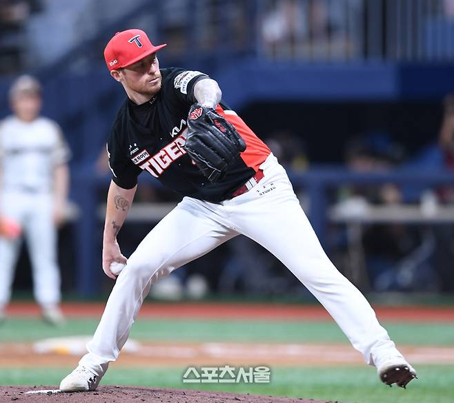 KIA 선발투수 올러가 투구에 임하고 있다. 고척 | 최승섭기자 thunder@sportsseoul.com