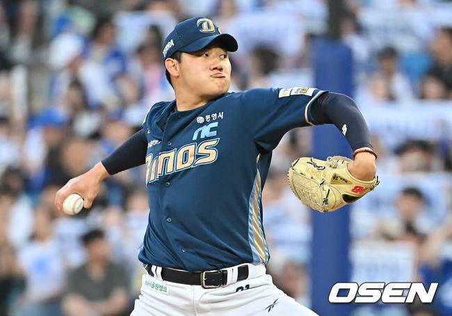 NC 다이노스 시절 김시훈. /OSEN DB