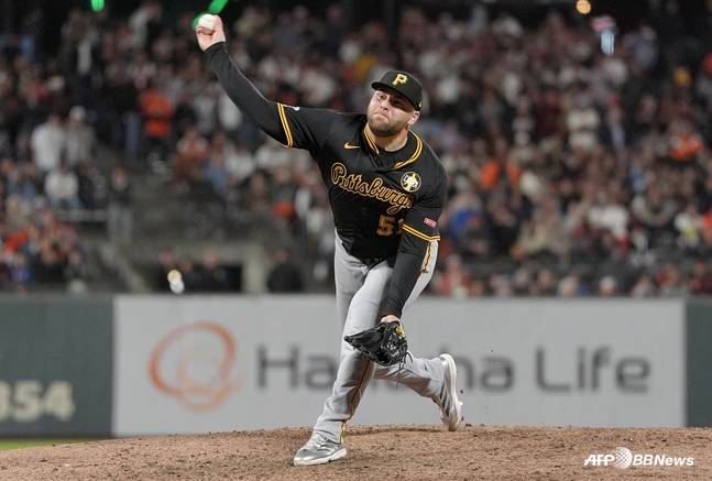 피츠버그 마무리 데이비드 베드너. /AFPBBNews=뉴스1