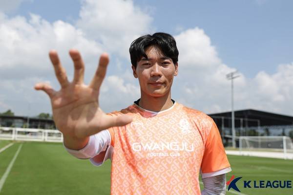김경민(광주FC). 한국프로축구연맹 제공